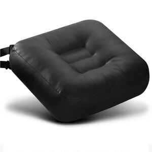 Faux leather seat cushion/extra thick booster for prolonged sitting. NWT